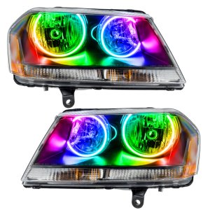 Dodge Avenger Headlight Assembly - ORACLE Lighting - ColorSHIFT with 2.0 Controller - Black - `08-`14